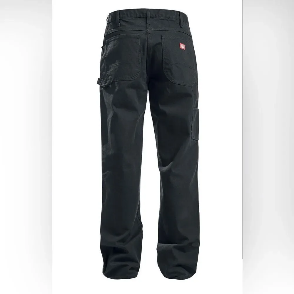 Dickies Men's Relaxed Fit Straight-Leg Carpenter Jean Black NEW with tag - Picture 2 of 7